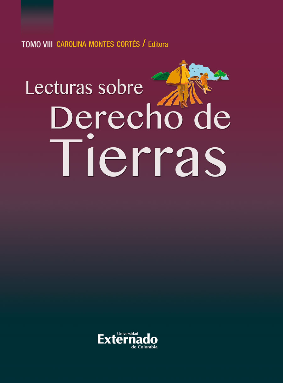 Portada de Lecturas sobre derecho de tierras. Tomo VIII