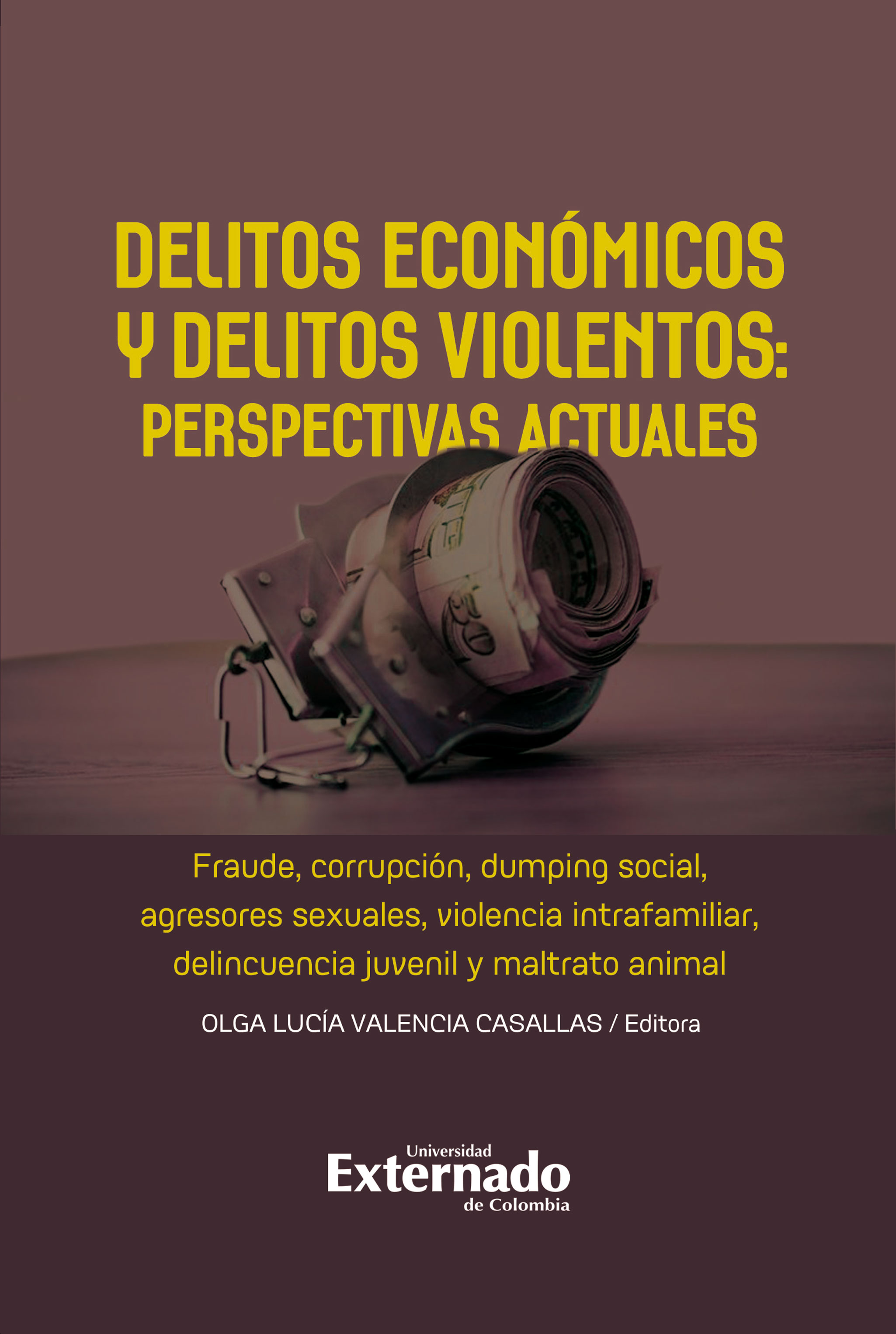Portada de Delitos económicos y delitos violentos: perspectivas actuales