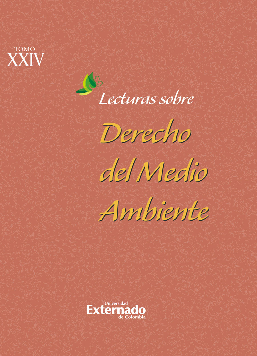 Portada de Lecturas sobre derecho del medio ambiente. Tomo XXIV