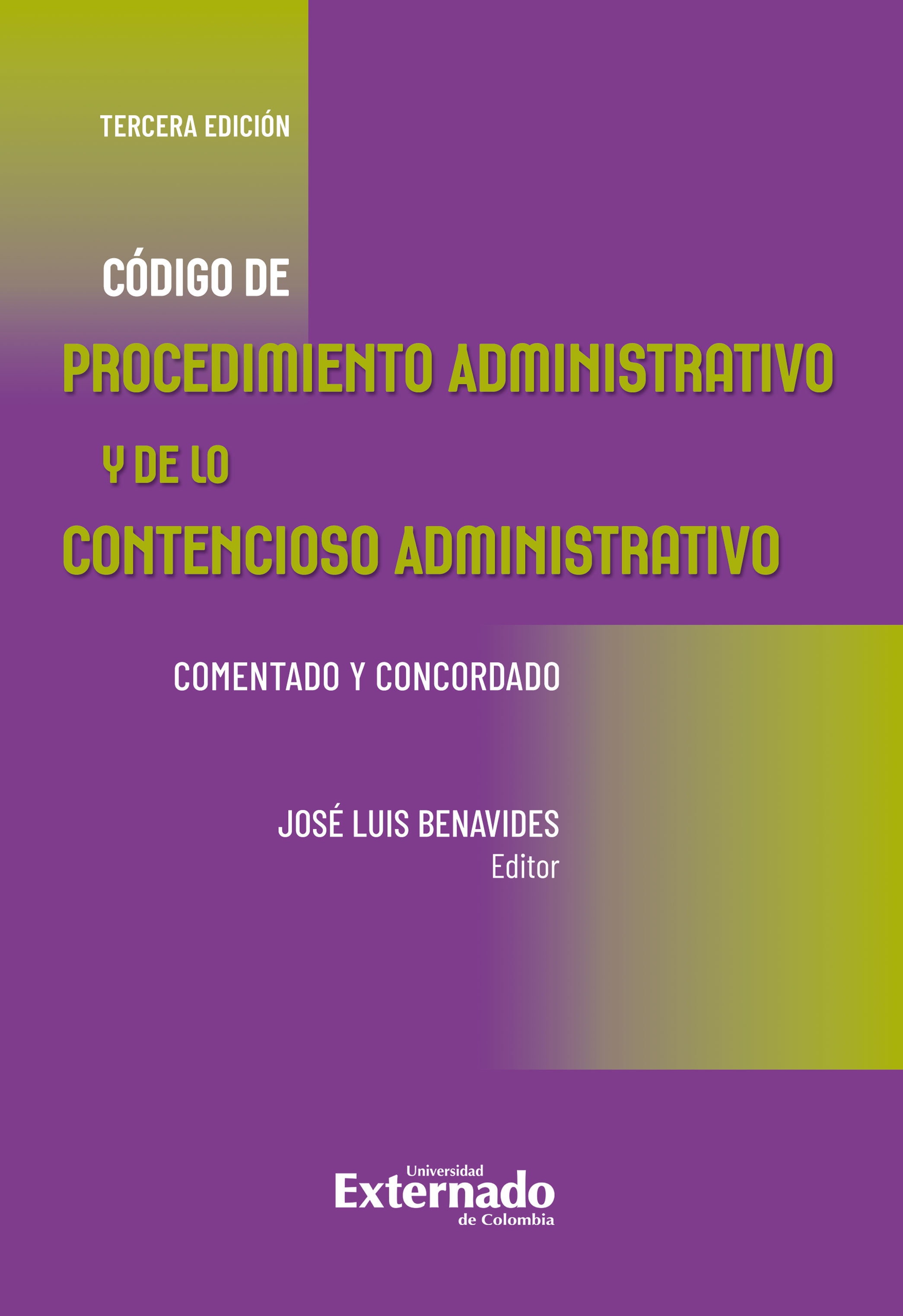 Portada de Código de procedimiento administrativo y de lo contencioso administrativo