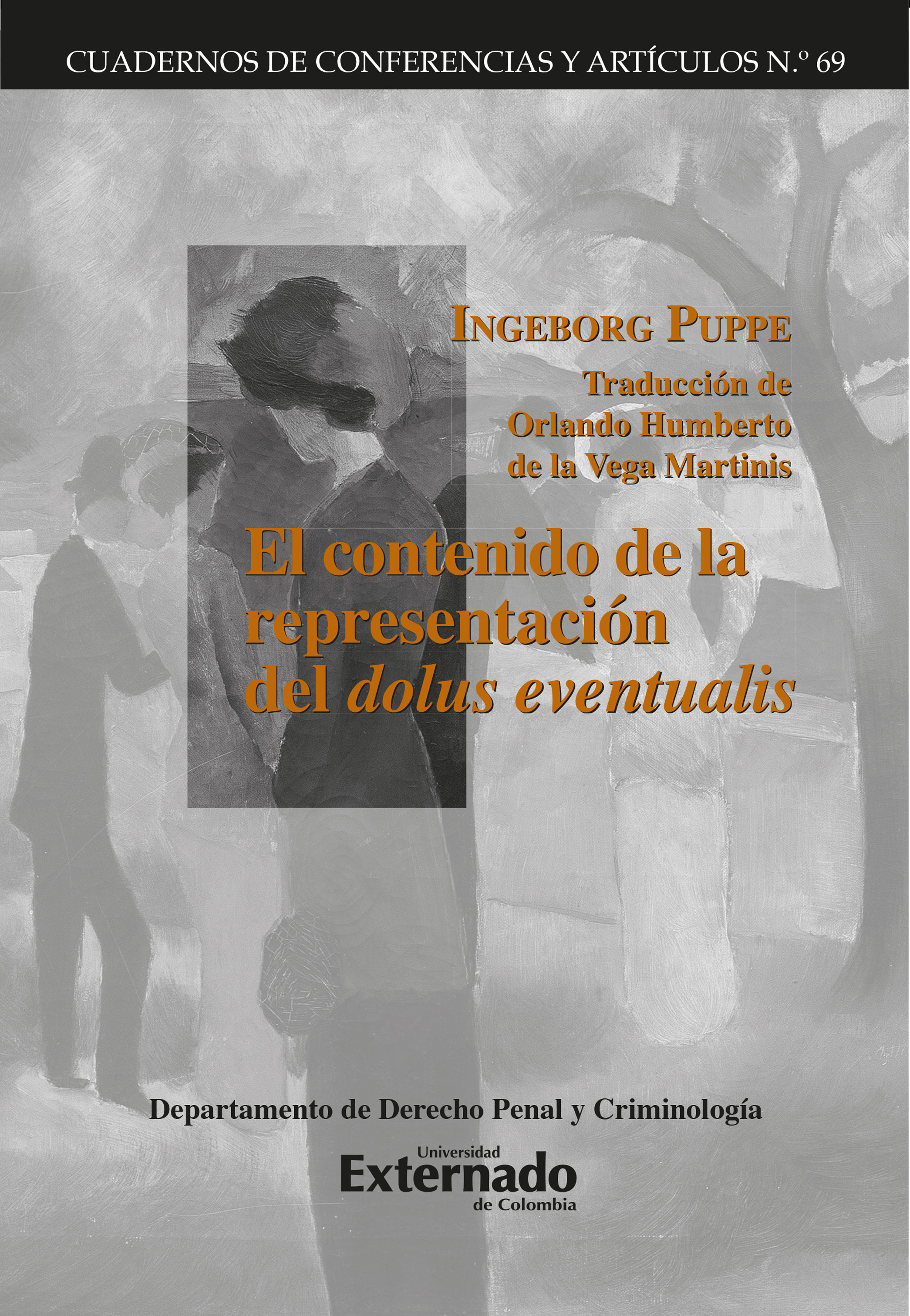 Portada de El contenido de la representación del dolus eventualis