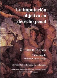 Portada de La imputación objetiva en derecho penal
