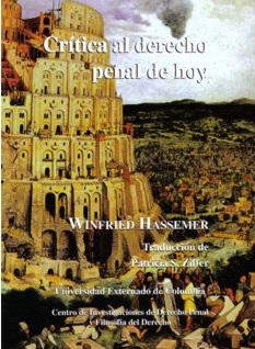 Portada de Crítica al derecho penal de hoy