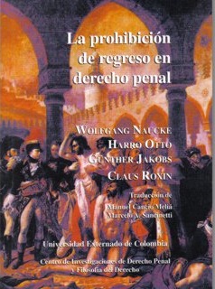 Portada de La prohibición de regreso en derecho penal