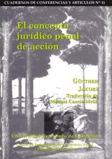 Portada de El concepto jurídico penal de acción
