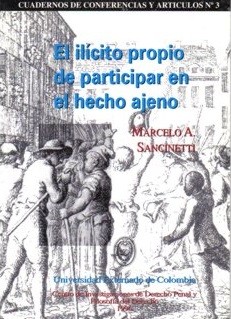 Portada de El ilícito propio de participar en el hecho ajeno