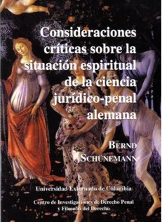 Portada de Consideraciones críticas sobre la situación espiritual de la ciencia jurídico-penal alemana