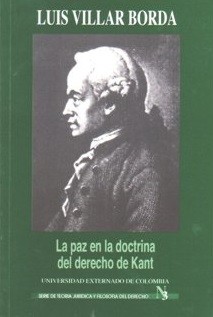 Portada de La paz en la doctrina del derecho de Kant