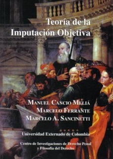 Portada de Teoría de la imputación objetiva
