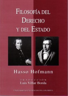 Portada de Filosofía del Derecho y del Estado