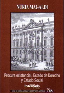 Portada de Procura existencial, estado de derecho y estado social Ernst Forsthoff y la Crisis de Weimar