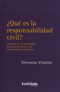 Portada de ¿Qué es la responsabilidad civil?. · Giovanna Visintini