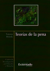 Portada de Teorías de la pena