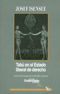 Portada de Tabú en el Estado liberal de derecho