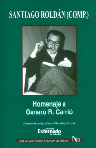 Portada de Homenaje a Genaro R. Carrió · Varios autores
