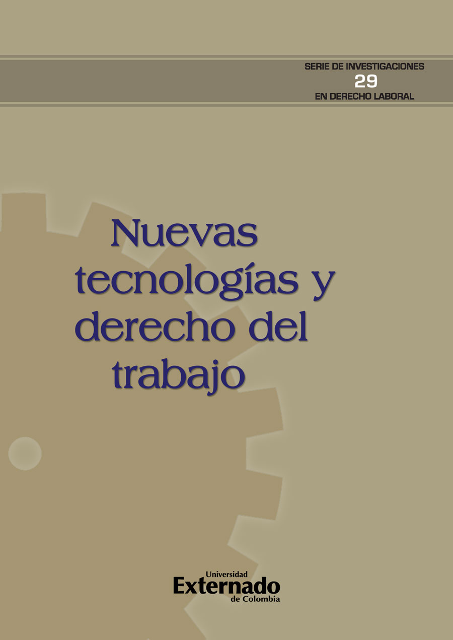 Portada de Nuevas tecnologías y derecho del trabajo.