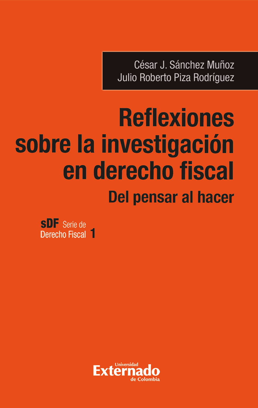 Portada de Reflexiones sobre la investigación en derecho fiscal