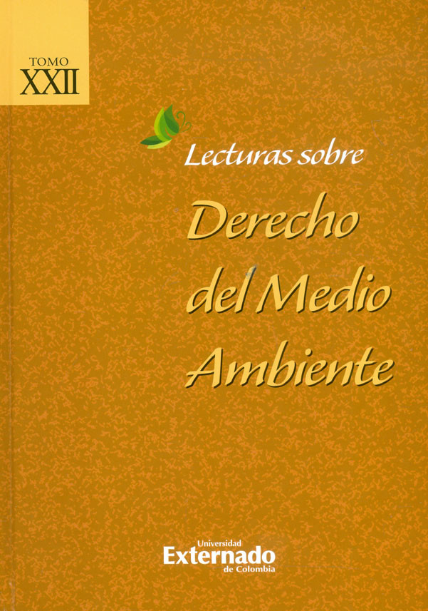 Portada de Lecturas sobre derecho del medio ambiente · María del Pilar García Pachón