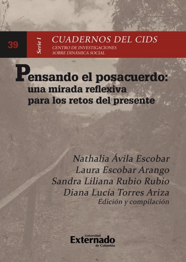 Portada de Pensando el postacuerdo: una mirada reflexiva para los retos del presente