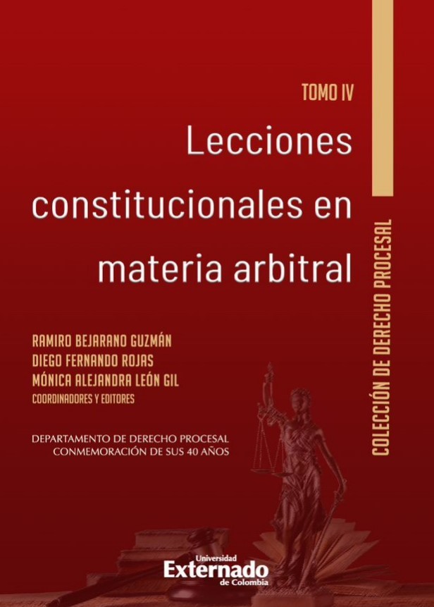 Portada de Lecciones constitucionales en materia arbitral. Tomo IV