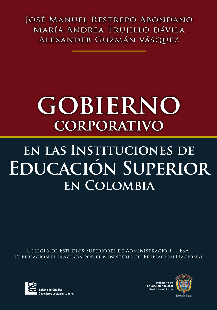 Portada de Gobierno Corporativo en las instituciones de educación superior en Colombia