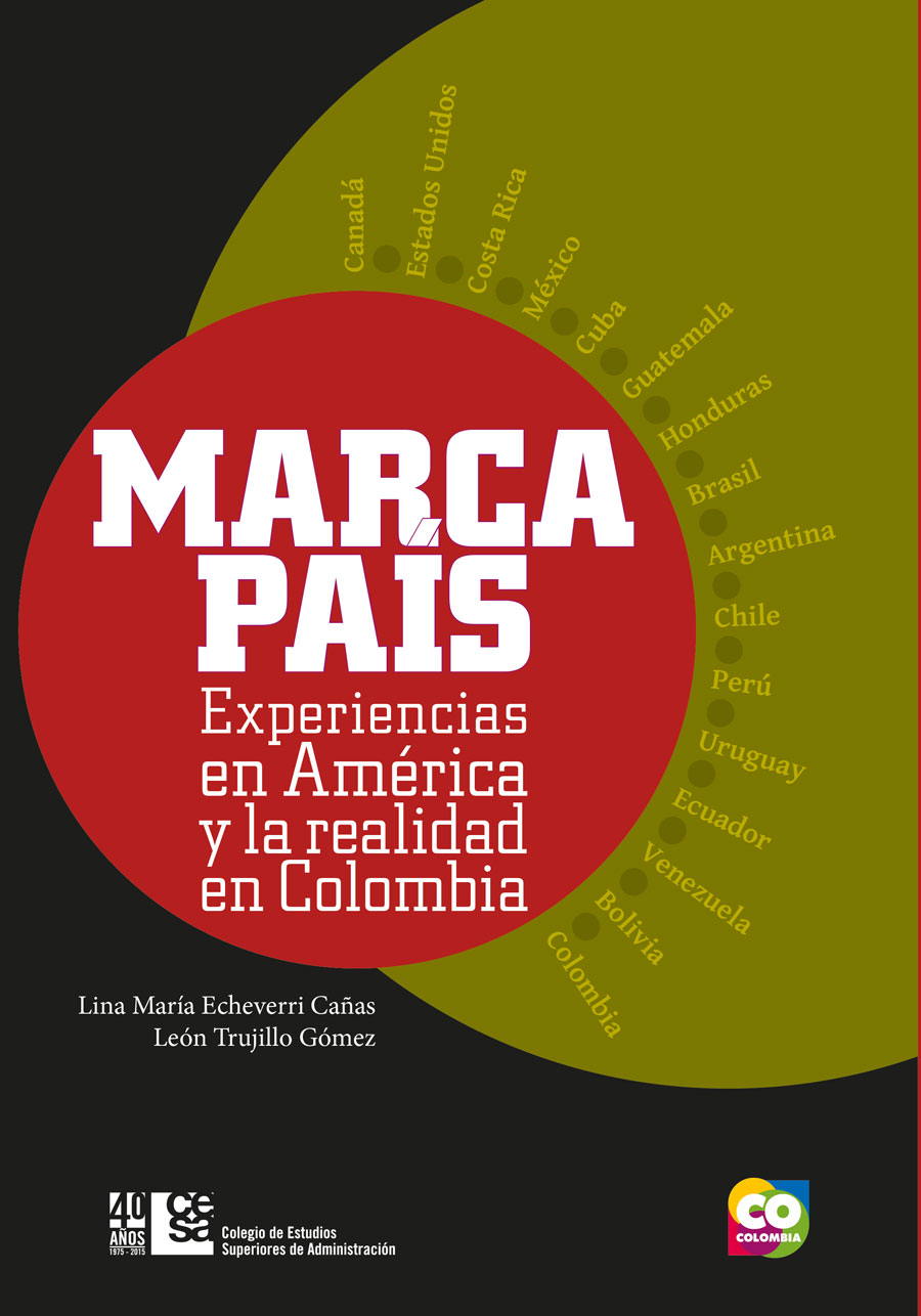 Portada de Marca país · Lina María .Trujillo Gómez , León Echeverri Cañas