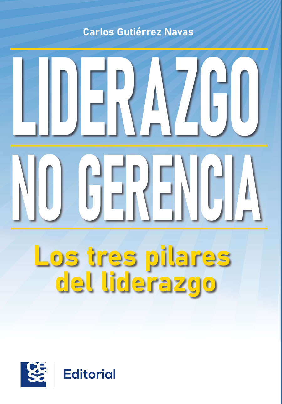 Portada de Liderazgo, no gerencia