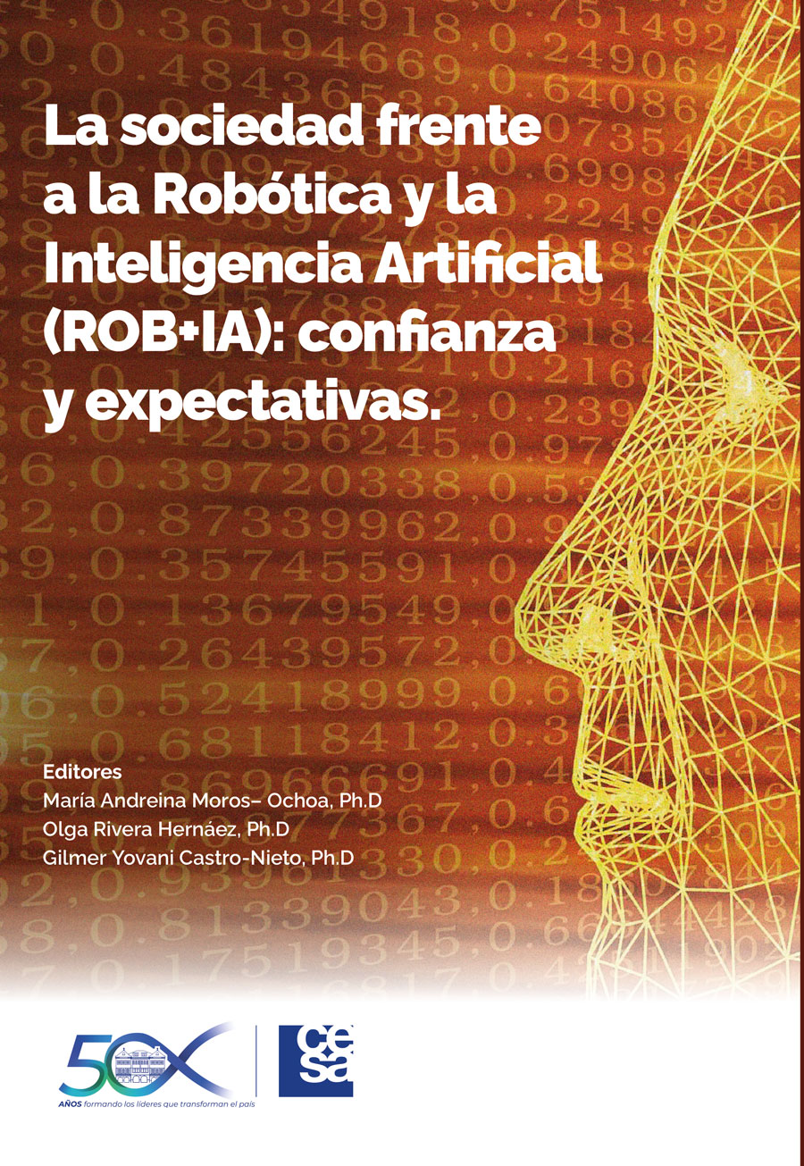 Portada de La sociedad frente a la Robótica y la Inteligencia Artificial (ROB+IA)