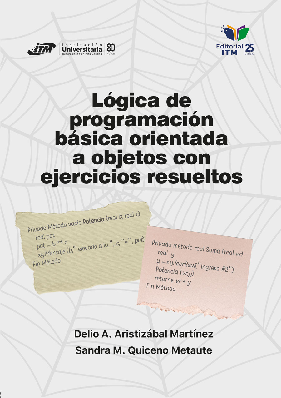 Portada de Lógica de programación básica orientada a objetos con ejercicios resueltos