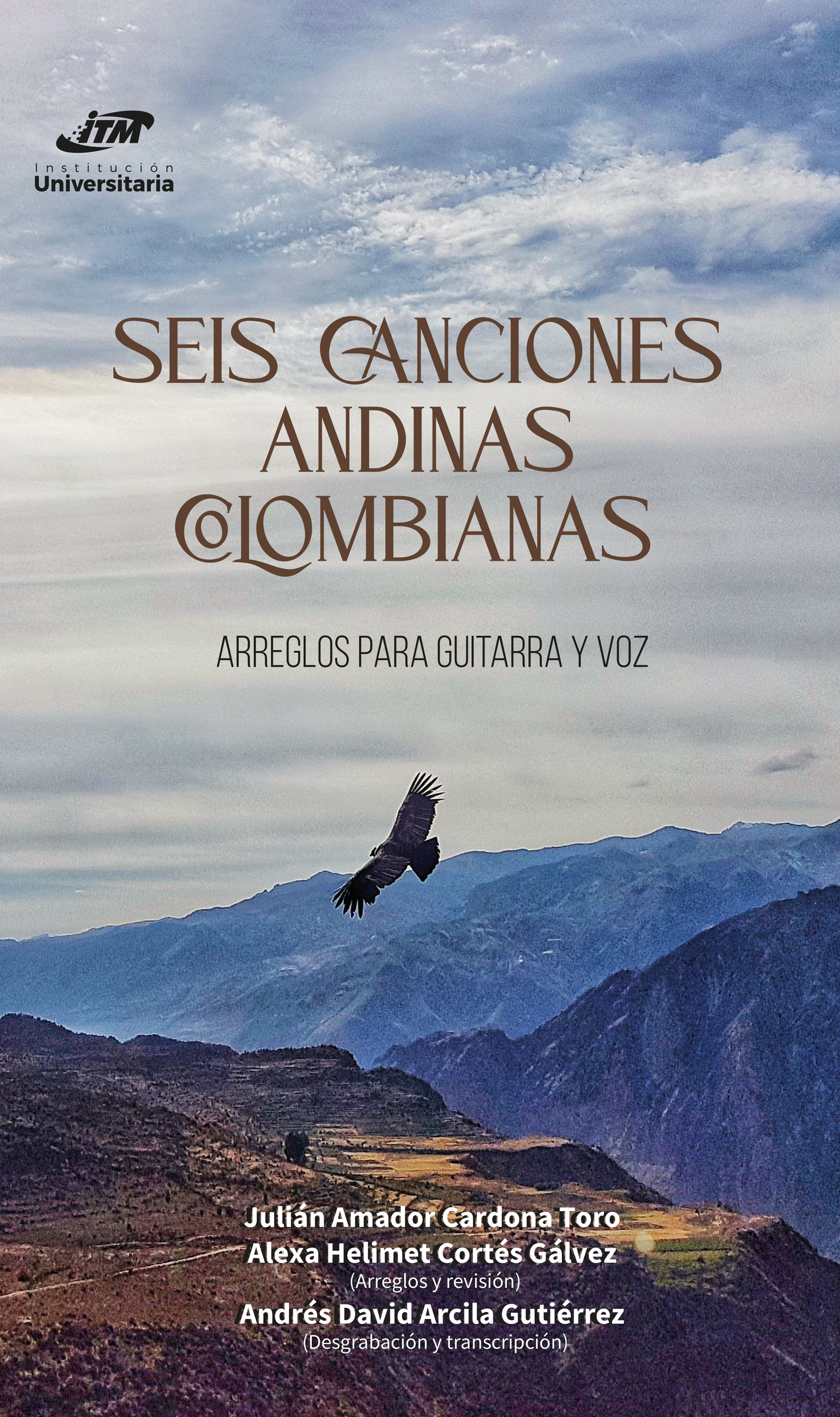 Portada de Seis canciones andinas colombianas.