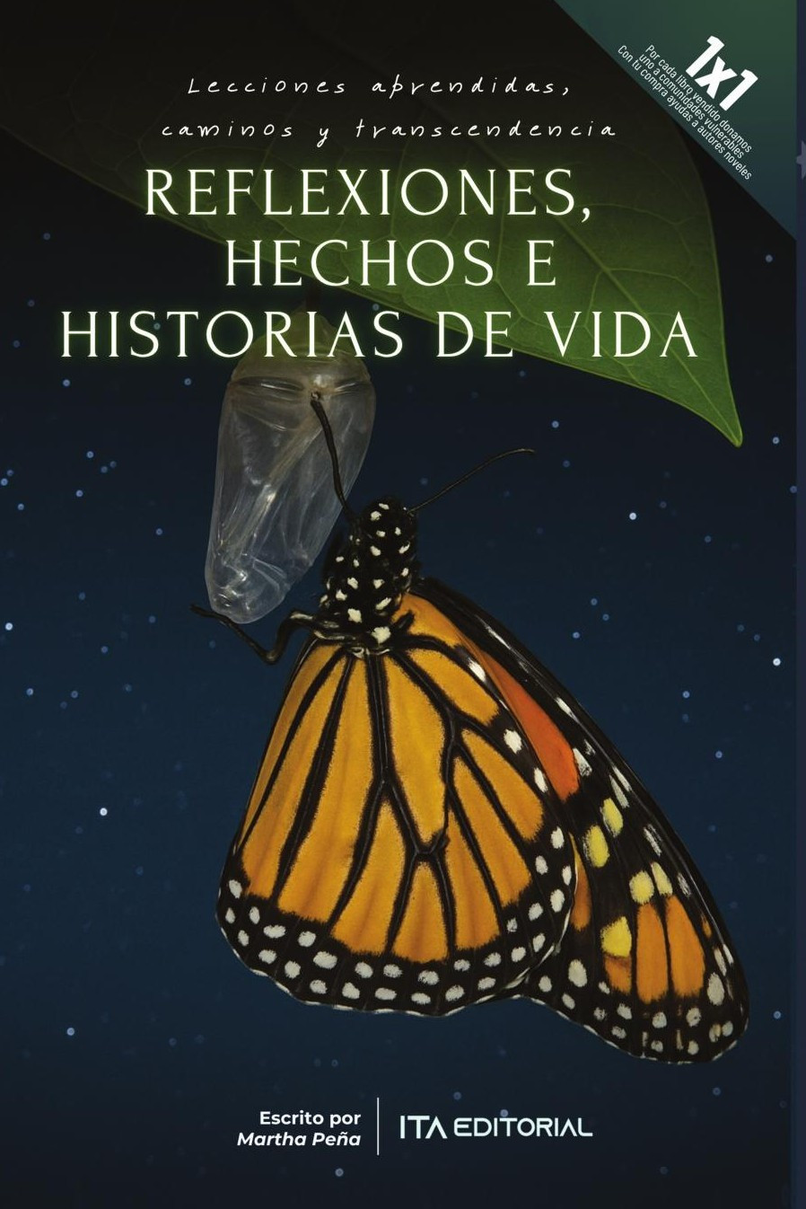 Portada de Reflexiones, hechos e historias de vida · MARTHA PEÑA