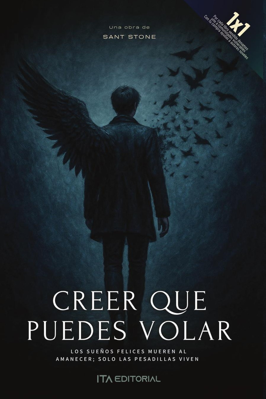 Portada de Creer que puedes volar · Stone Sant