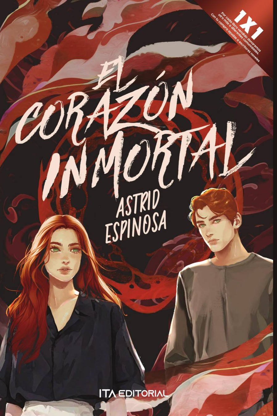 Portada de El corazón inmortal · Astrid Espinosa Sierra