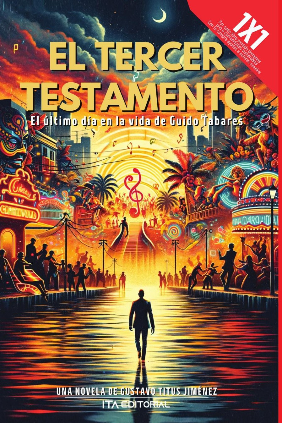 Portada de El tercer testamento · Gustavo A Titus Jiménez