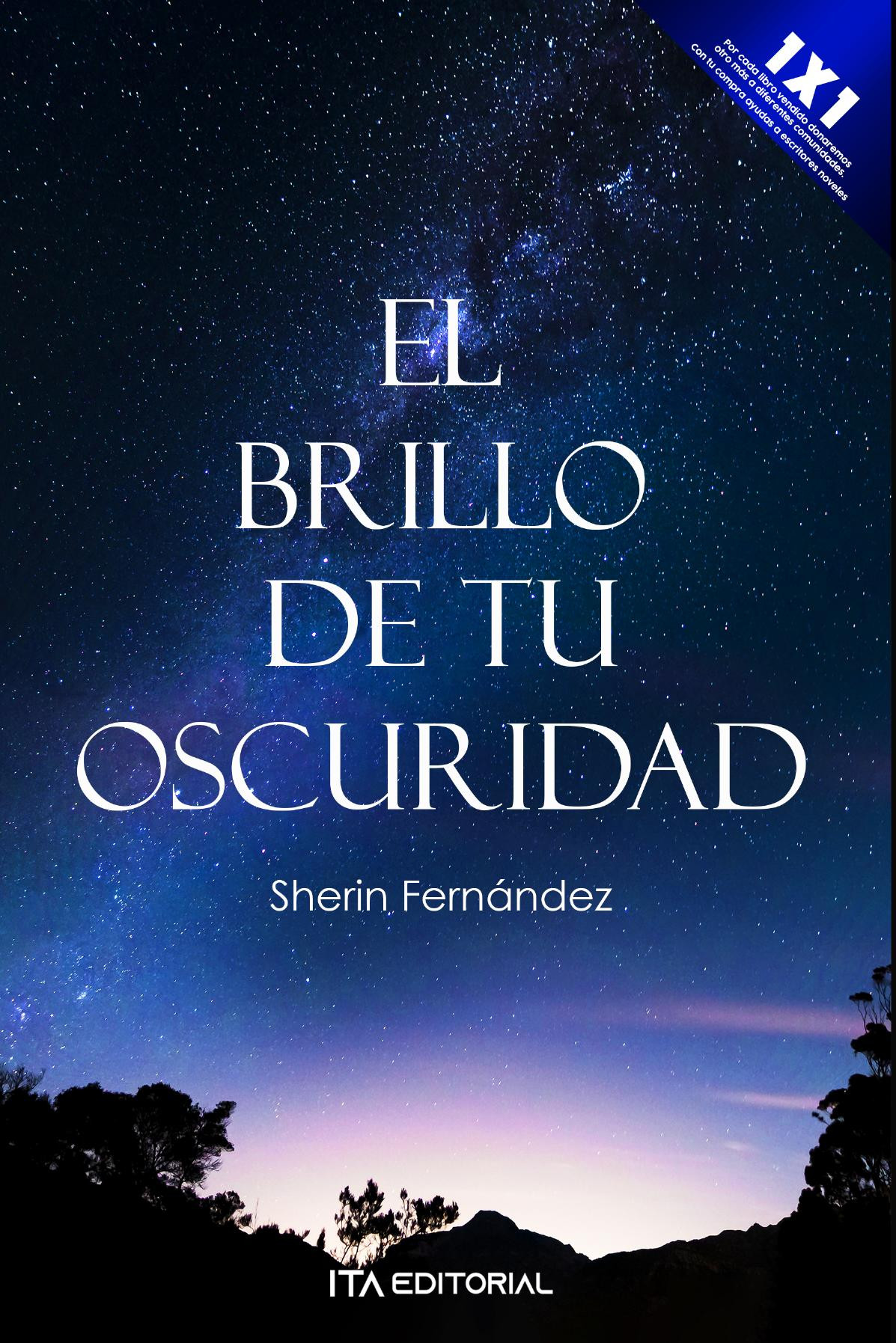 Portada de El brillo de tu oscuridad · Sherin Fernández
