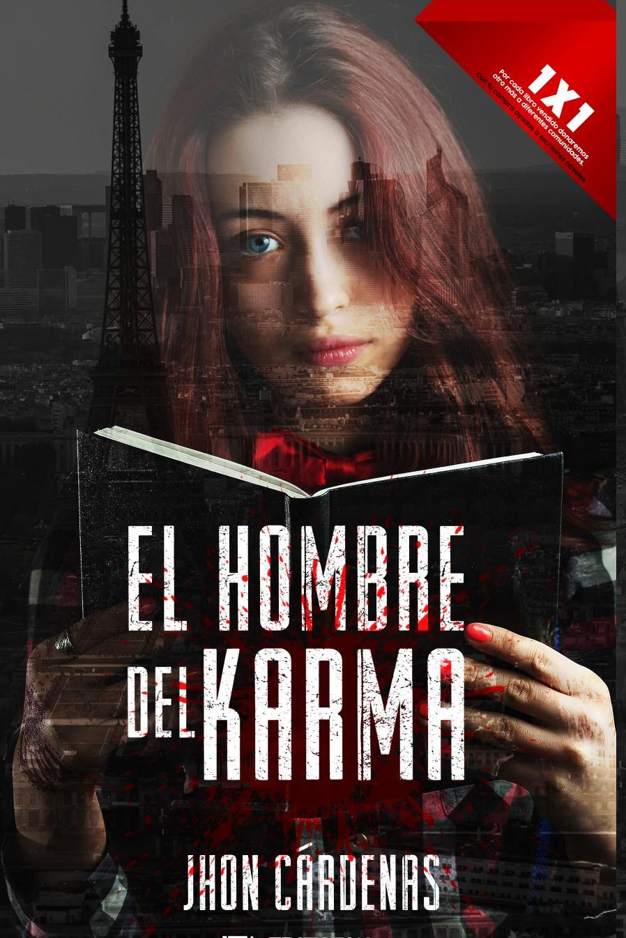 Portada de El hombre del karma · Jhon Cárdenas