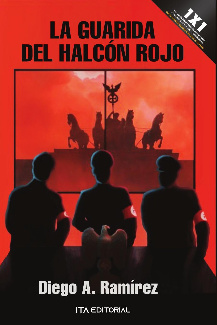 Portada de La guarida del halcón rojo · Diego Ramírez