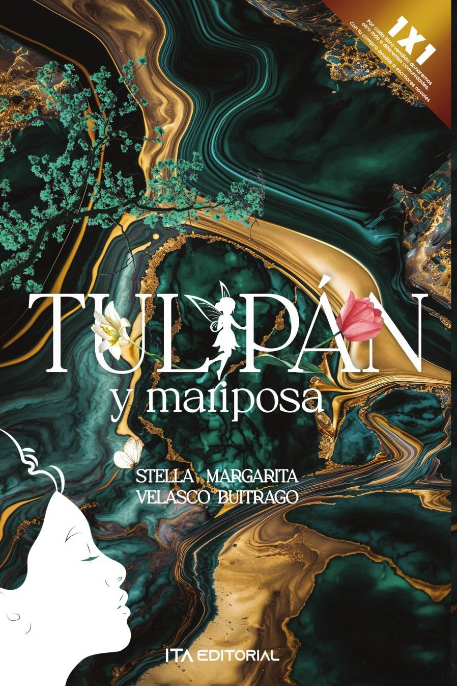 Portada de Tulipán y mariposa · Stella Margarita Velasco Buitrago