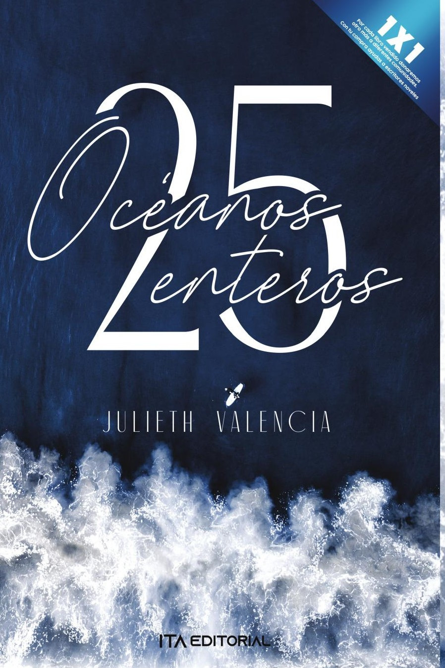 Portada de 25 océanos enteros · Julieth Valencia