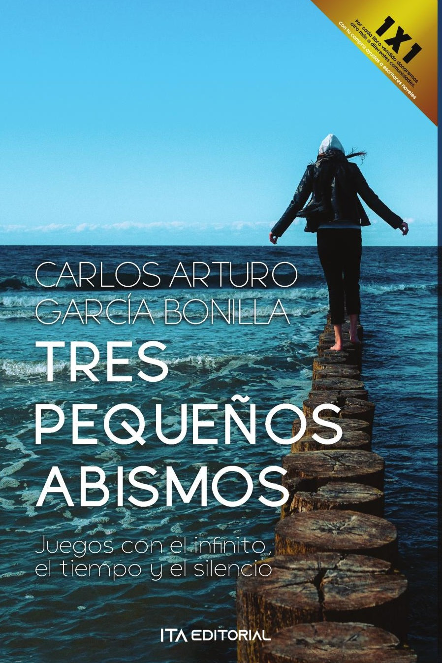 Portada de Tres pequeños abismos · Carlos Arturo García Bonilla