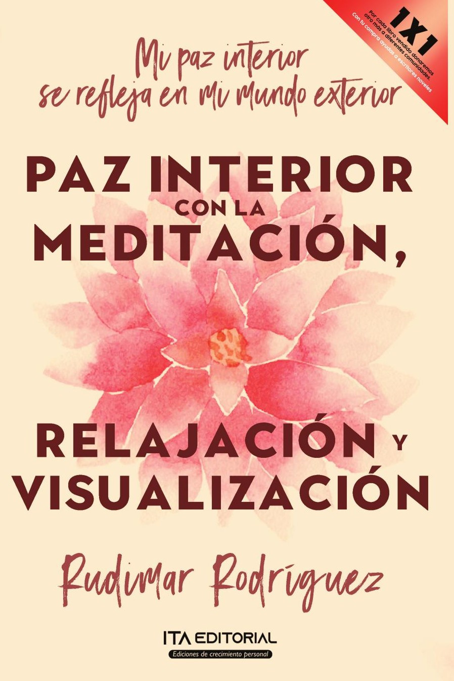 Portada de Paz interior con la meditación, relajación y visualización.