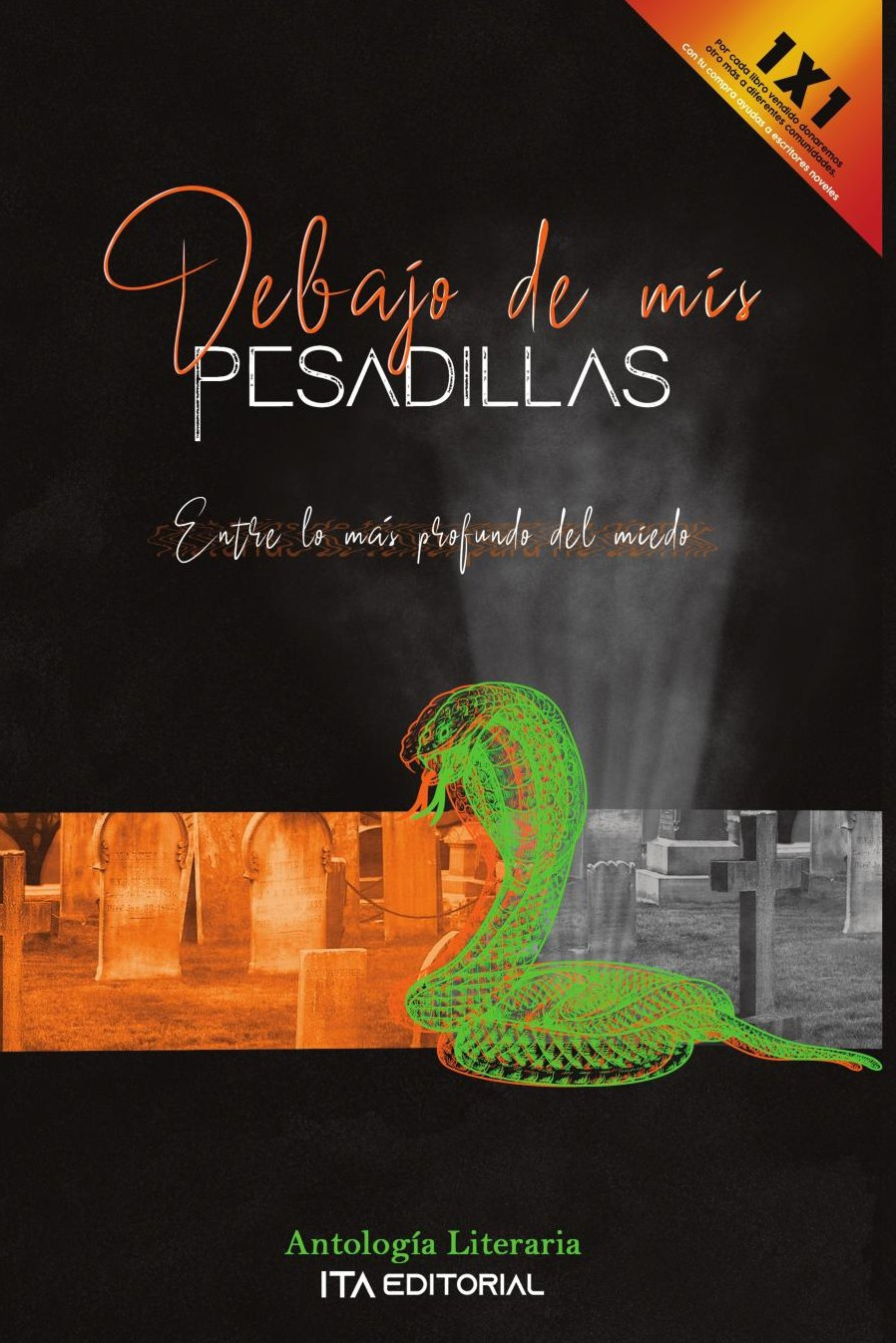 Portada de Debajo de mis pesadillas · Autores Varios ITA