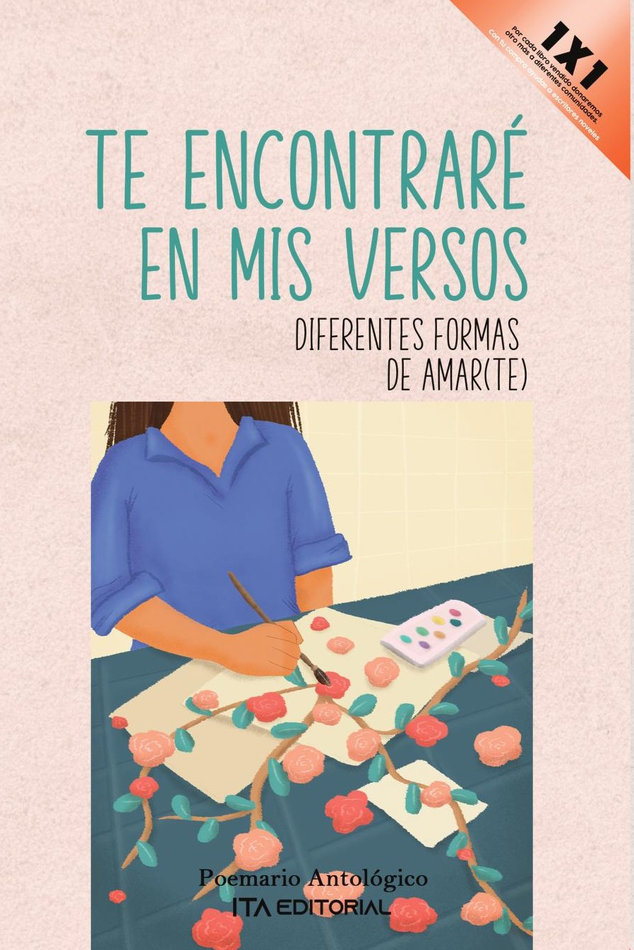 Portada de Te encontraré en mis versos ISBN: 979-883-53-7099-3 · Autores Varios ITA