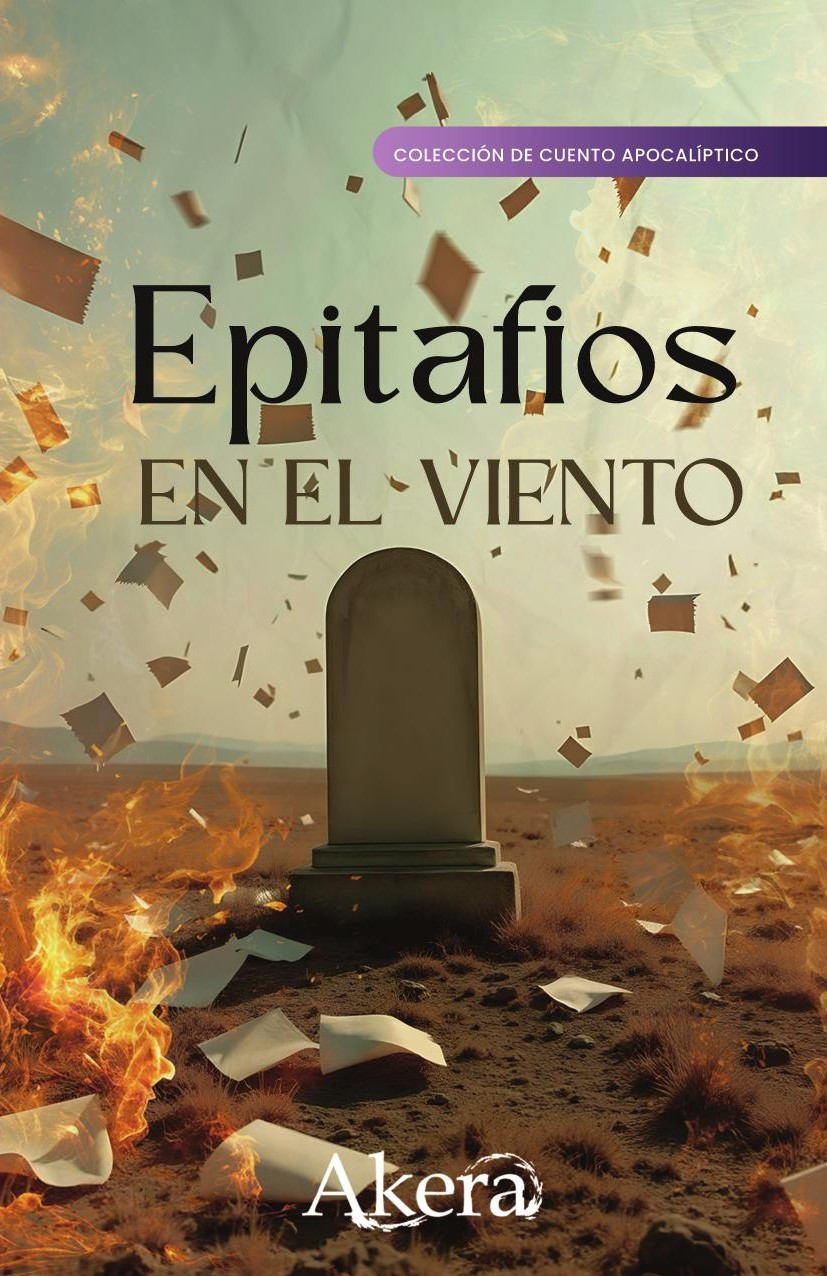 Portada de Epitafios en el viento · GRUPO EDITORIAL LETRAS NEGRAS S.A.S