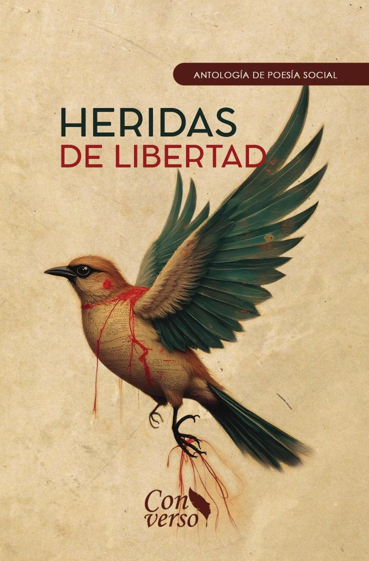 Portada de Heridas de libertad · GRUPO EDITORIAL LETRAS NEGRAS S.A.S