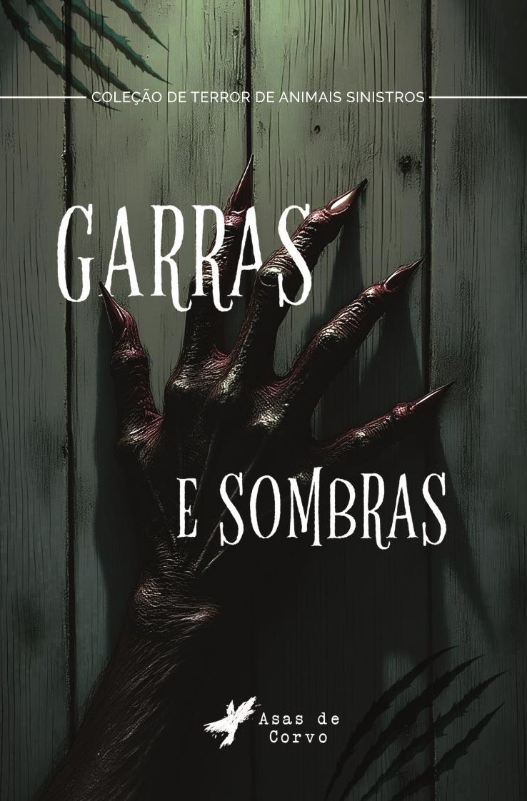 Portada de Garras e sombras · GRUPO EDITORIAL LETRAS NEGRAS S.A.S