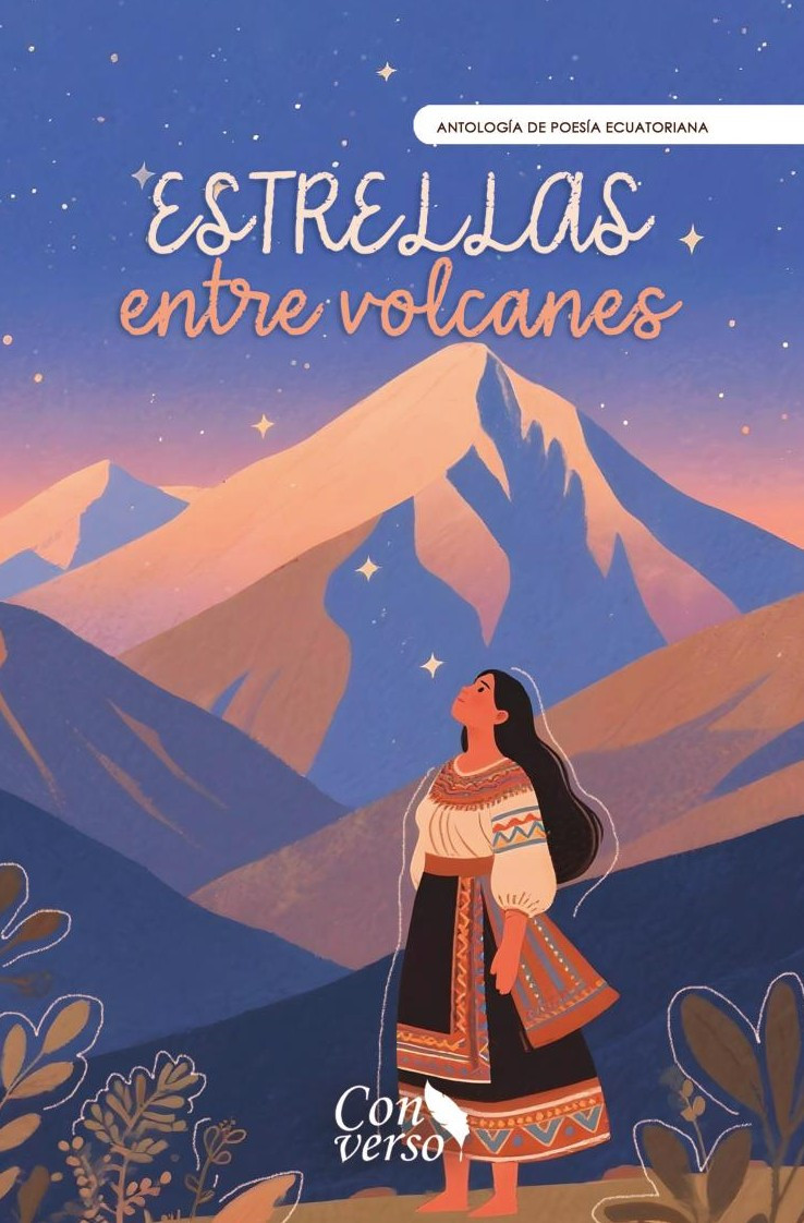 Portada de Estrellas entre volcanes · GRUPO EDITORIAL LETRAS NEGRAS S.A.S