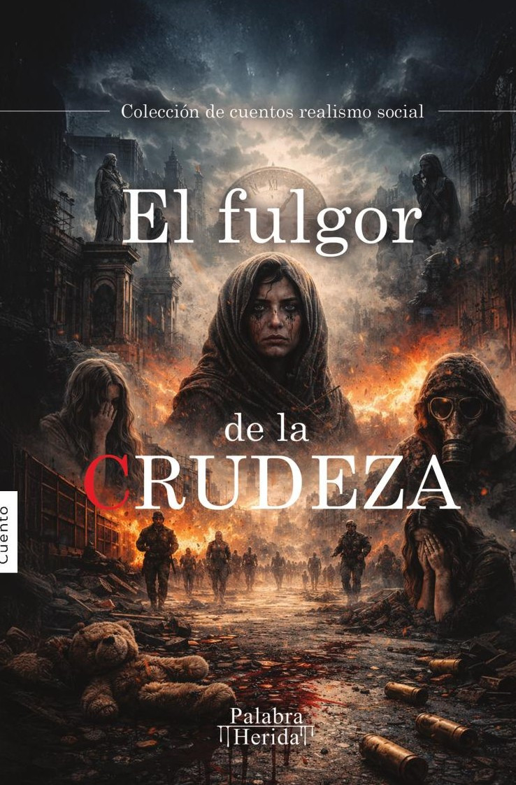 Portada de El fulgor de la crudeza · GRUPO EDITORIAL LETRAS NEGRAS S.A.S
