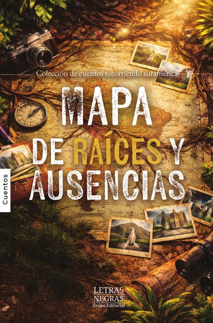 Portada de Mapa de raíces y ausencias · GRUPO EDITORIAL LETRAS NEGRAS S.A.S