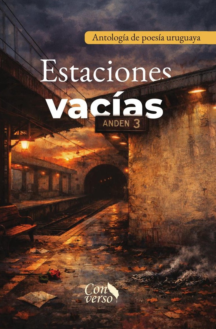 Portada de Estaciones Vacías · GRUPO EDITORIAL LETRAS NEGRAS S.A.S